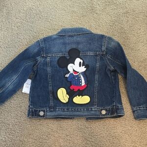 Kids Denim Mickey Mouse Jacket Disney/Baby Gap - Size 4